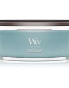 Woodwick Cedarwood & Ocean Moss vonná svíčka s dřevěným knotem 453.6 g
