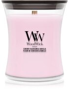 Woodwick Cherry Blossom & Vanilla vonná svíčka s dřevěným knotem 275 g