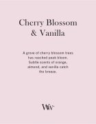 Woodwick Cherry Blossom & Vanilla vonná svíčka s dřevěným knotem 610 g