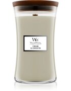 Woodwick Fireside Au Coin Du Feu vonná svíčka s dřevěným knotem 609.5 g
