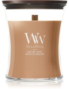 Woodwick Hazelnut Roast vonná svíčka s dřevěným knotem 275 g