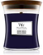 Woodwick Hinoki Dahlia vonná svíčka s dřevěným knotem 275 g