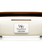 Woodwick Island Coconut vonná svíčka s dřevěným knotem (hearthwick) 453 g