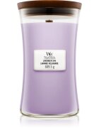 Woodwick Lavender Spa vonná svíčka s dřevěným knotem 609.5 g