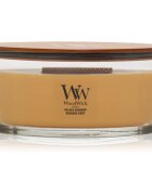 Woodwick Opulent Wood Golden Bourbon vonná svíčka s dřevěným knotem (hearthwick) 453.6 g