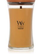 Woodwick Opulent Wood Golden Bourbon vonná svíčka s dřevěným knotem (hearthwick) 609.5 g