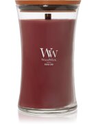Woodwick Opulent Wood Rouge Oud vonná svíčka s dřevěným knotem 609.5 g
