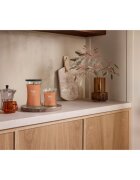 Woodwick Pumpkin Praline vonná svíčka s dřevěným knotem 275 g