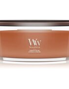 Woodwick Pumpkin Praline vonná svíčka s dřevěným knotem 453.6 g