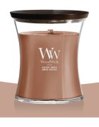 Woodwick Radiant Amber vonná svíčka s dřevěným knotem 275 g