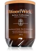 Woodwick Renew Cherry Blossom & Vanilla vonná svíčka s dřevěným knotem 368 g