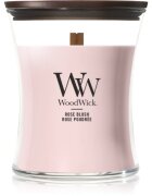 Woodwick Rose Blush vonná svíčka s dřevěným knotem 275 g