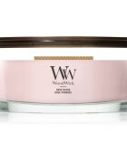 Woodwick Rose Blush vonná svíčka s dřevěným knotem 453.6 g