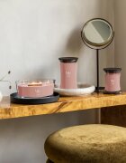 Woodwick Rose Blush vonná svíčka s dřevěným knotem 453.6 g