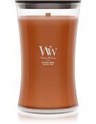 Woodwick Saffron Smoke vonná svíčka s dřevěným knotem 610 g