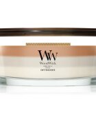 Woodwick Trilogy Café Macchiato vonná svíčka s dřevěným knotem 453.6 g