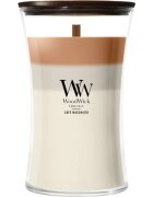 Woodwick Trilogy Café Macchiato vonná svíčka s dřevěným knotem 610 g