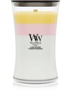 Woodwick Trilogy Floral Blossoms vonná svíčka s dřevěným knotem 610 g