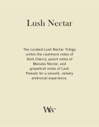 Woodwick Trilogy Lush Nectar vonná svíčka s dřevěným knotem 610 g