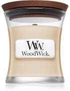 Woodwick Vanilla Bean vonná svíčka s dřevěným knotem 85 g