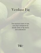 Woodwick Verdant Fig vonná svíčka s dřevěným knotem 610 g