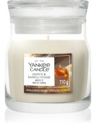 Yankee Candle Amber & Sandalwood vonná svíčka Signature 110 g