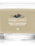 Yankee Candle Amber & Sandalwood votivní svíčka 37 g