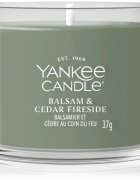 Yankee Candle Balsam & Cedar Fireside votivní svíčka 37 g
