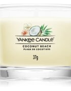 Yankee Candle Coconut Beach votivní svíčka glass 37 g