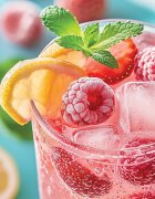Yankee Candle Iced Berry Lemonade vonná svíčka Signature 110 g