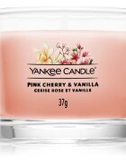 Yankee Candle Pink Cherry & Vanilla votivní svíčka glass 37 g