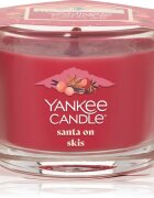 Yankee Candle Santa On Skis votivní svíčka glass 37 g