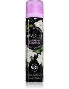 Yardley Gardenia & Cassis tělový sprej s parfemací pro ženy 75 ml