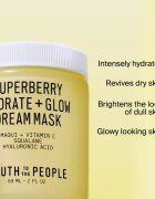 Youth To The People Superberry Hydrate + Glow Dream Mask maska pro rozjasnění a hydrataci 59 ml