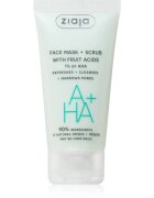 Ziaja Face Mask + Scrub with Fruit Acids peelingová maska 55 ml