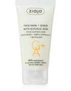Ziaja Face Mask + Scrub with Glycolic Acid peelingová maska 55 ml