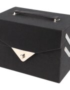 ZMILE COSMETICS Beauty Case Velvety kosmetický kufřík Dark Grey