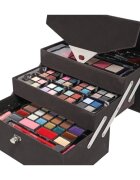 ZMILE COSMETICS Beauty Case Velvety kosmetický kufřík Dark Grey
