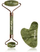 Zoë Ayla Jade Facial Roller And Gua Sha Tool dárková sada na obličej 1 ks