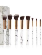 Zoë Ayla Makeup Brush Set Marble 10 Piece sada štětců s pouzdrem