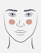 ZOEVA 126 Blush Blender štětec na tvářenku 1 ks