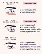 ZOEVA It's All About The Eyes Brush Set sada štětců s taštičkou 1 ks