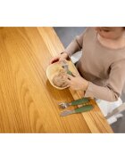 Zopa Silicone Children's Cutlery příbor pro děti 6 m+ Old Pink 3 ks