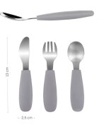Zopa Silicone Children's Cutlery příbor pro děti 6 m+ Old Pink 3 ks