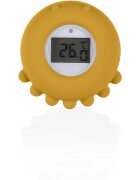 Zopa Silicone Digital Thermometer 2in1 digitální teploměr do vany Mustard Yellow 1 ks