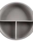 Zopa Silicone Divided Plate dělený talíř s přísavkou Dove Grey 1 ks