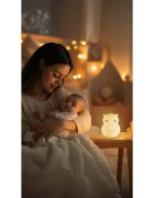 Zopa Silicone LED Lamp Size M noční světlo Owl 1 ks