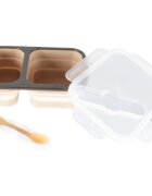 Zopa Silicone Lunch Box Large jídelní sada Sand Beige 21x15 cm 1 ks