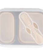 Zopa Silicone Lunch Box Large jídelní sada Sand Beige 21x15 cm 1 ks