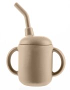 Zopa Silicone Mug hrnek 2 v 1 Sand Beige 1 ks